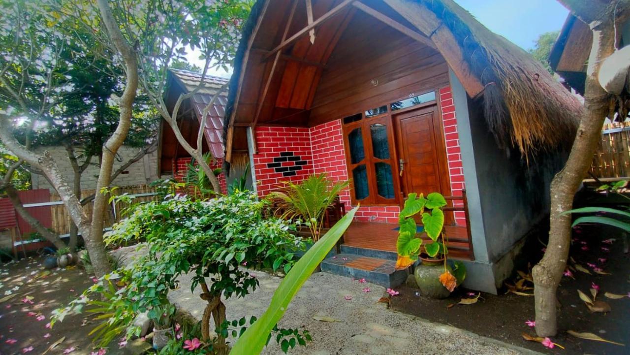 Maxal Bungalow Hotel Gili Air Exterior foto